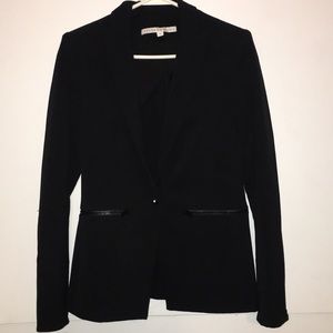 Black Veronica Beard Scuba Jacket